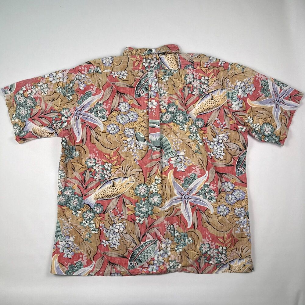 Reyn Spooner Hawaiian Traditionals Shirt XL Reverse Print Aloha Pullover